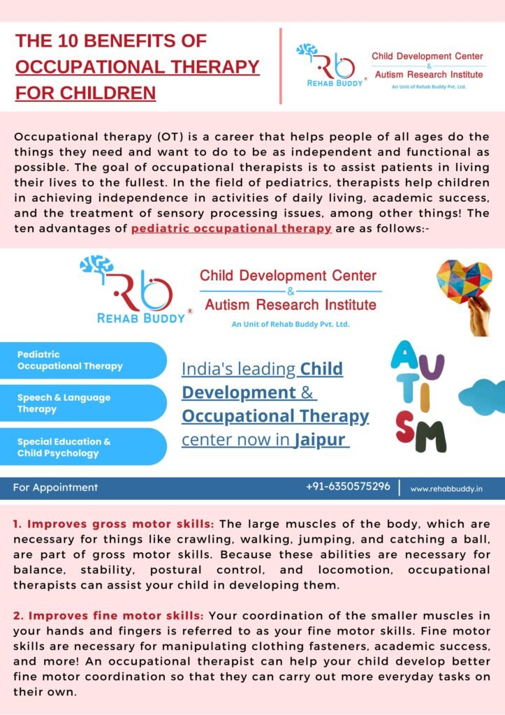 Why Occupational Therapy is Beneficial for Children